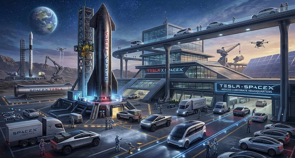 SpaceX y Tesla estudian unirse en una sola empresa