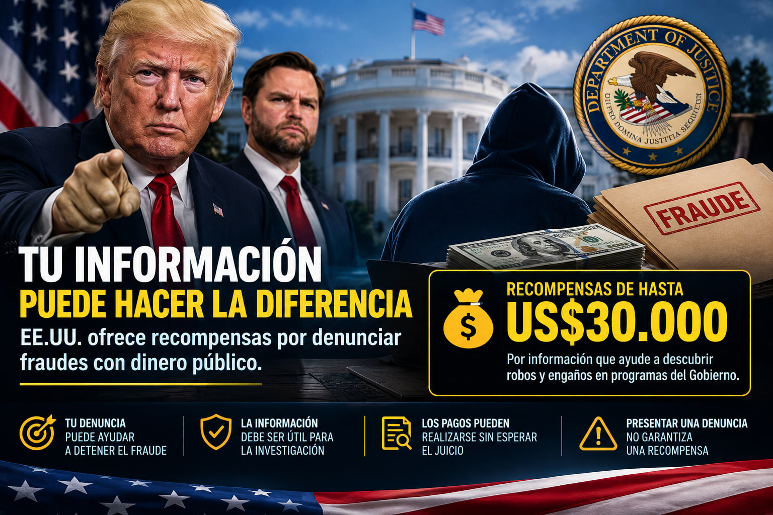 EEUU pagará recompensas por descubrir fraudes con dinero público